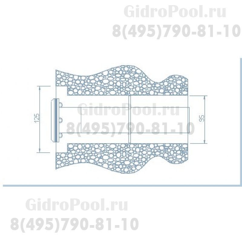 ФОРСУНКИ СТЕНОВЫЕ / L=300мм