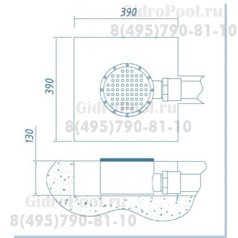 ДОННЫЙ СЛИВ / D=320мм