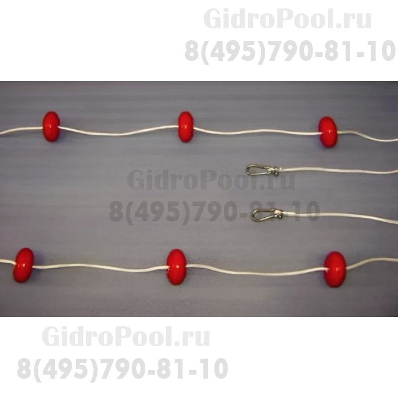 Шнур с поплавками и указателем фальстарта