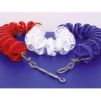 Дорожка разделительная для бассейна 25м., волногасители д.125 мм. ( без троса-шнура и креплений)