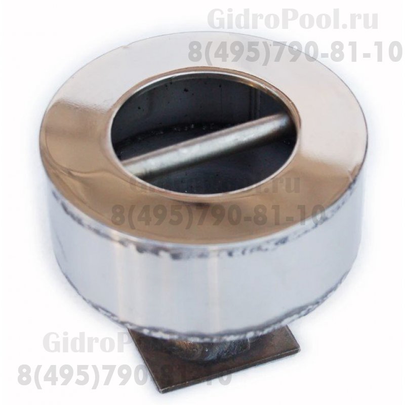 Анкерное крепление с перекладиной для разд. дорожек в бетонный бассейн, AISI-316