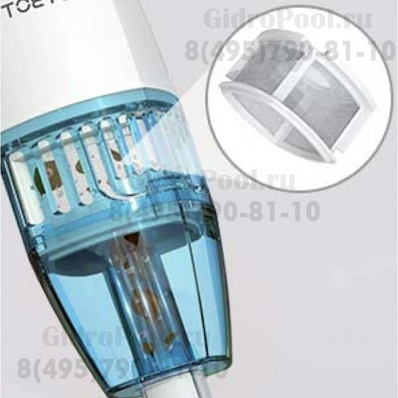 Пылесос ручной Hyson 100, мощность 15 Вт, Li-ion 5.2 Ач, пр-ть 3 м³/час, штанга 0,2-1.5 м