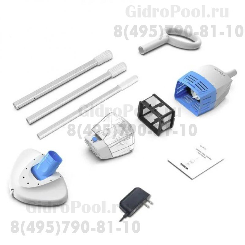 Пылесос ручной Hyson 100P, 30Вт, Li-ion 2.6Ач, 6м³/час, штанга 0,2-1.5 м