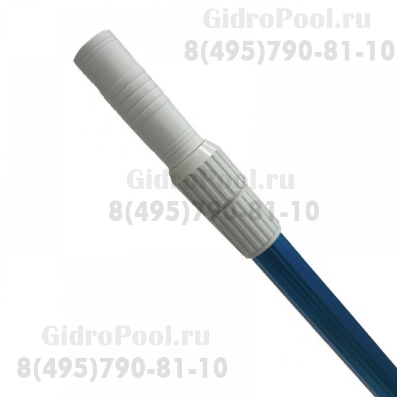 Телескопическая штанга 1,8-3,6м. Ребристая, голубая GemLab /TPR-1.1B-2/1800/
