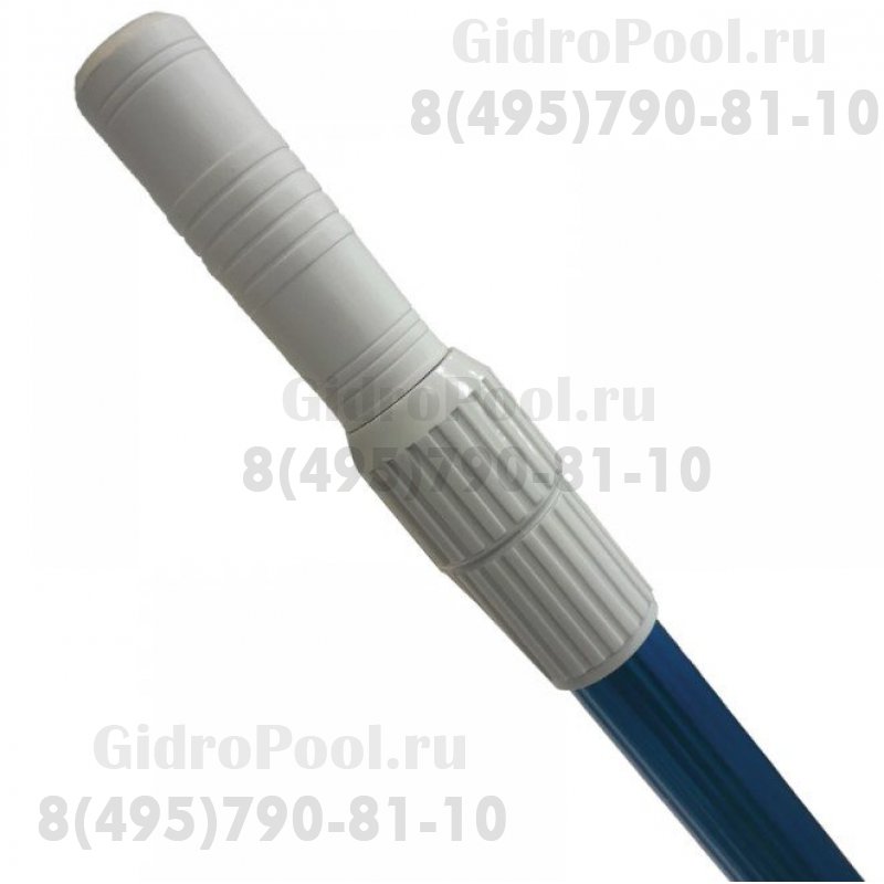 Телескопическая штанга 1,8-3,6м. Ребристая, голубая GemLab /TPR-1.1B-2/1800/