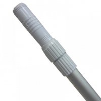 Телескопическая штанга 2,4-4,8м. Гладкая серебристая GemLab /TPS-0.8S-2/2400/