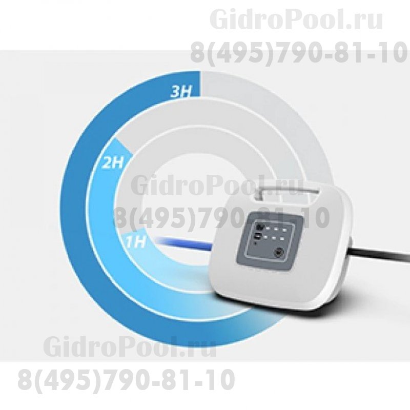 Робот-пылесос Grampus 800,118/150Вт, 220В, 16м³/час, дно/стены, блютуз, кабель18м, до130м²