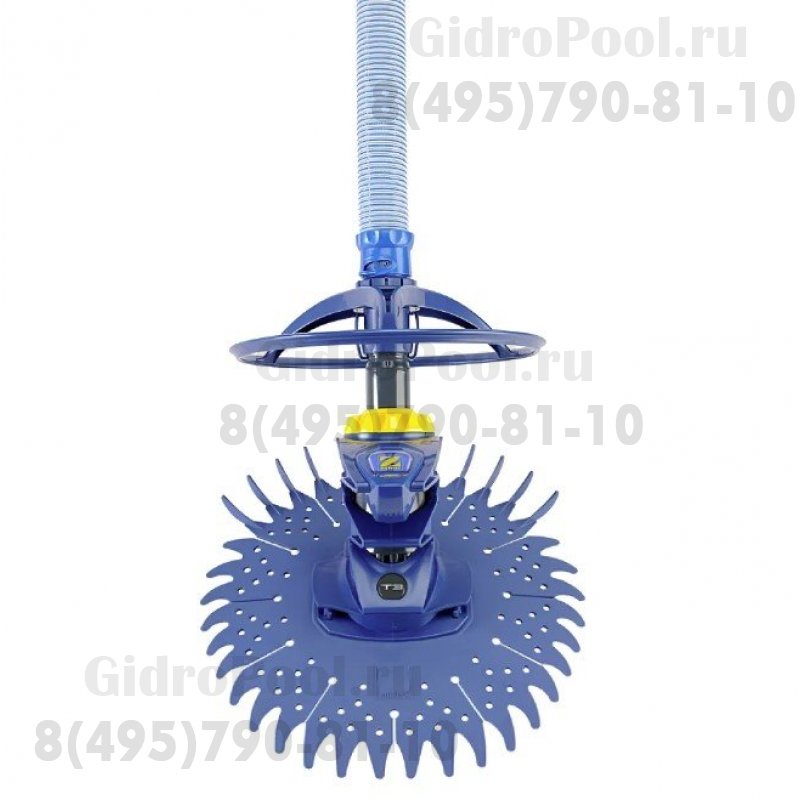 Полуавтоматический вакуумный донный очиститель T3, шланг 10 секций по 1м, до 45м²