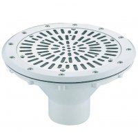 Водозабор Д.295мм, d90(клей) с накладкой из ABS-пластика, под пленку