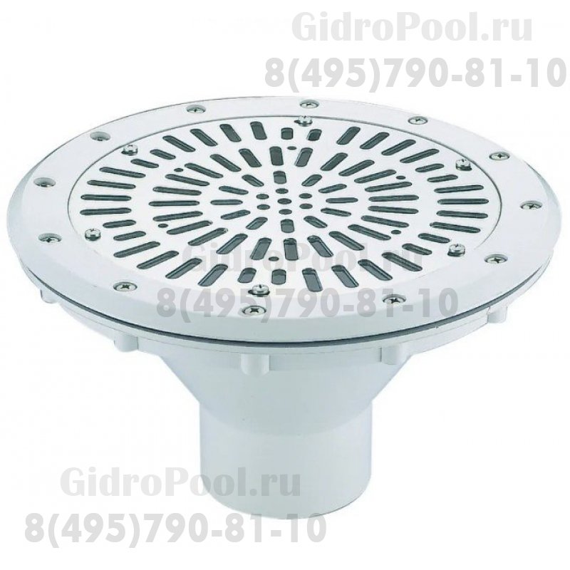 Водозабор Д.295мм, d90(клей) с накладкой из ABS-пластика, под пленку