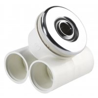 Форсунка гидромасажная нерегулируемая из хром. бронзы с закладной из ABS-пластика