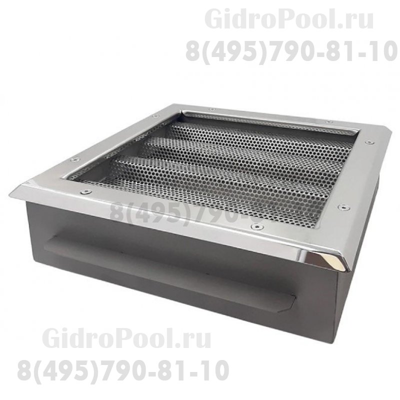 Водозабор с сетчатой крышкой 570x400х150 (пленка) 2хG4