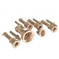 Комплект закладных Standart стеновой RG-бронза (закладная форсунки 4шт), 240мм, бетон