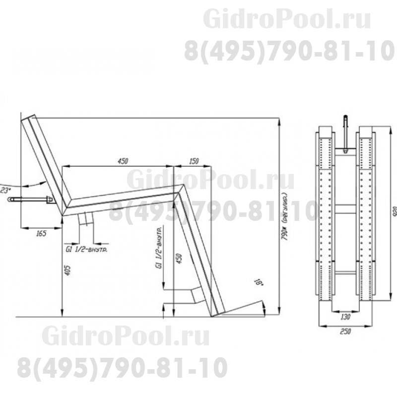 Кресло аэромассажное (пленка) G1½
