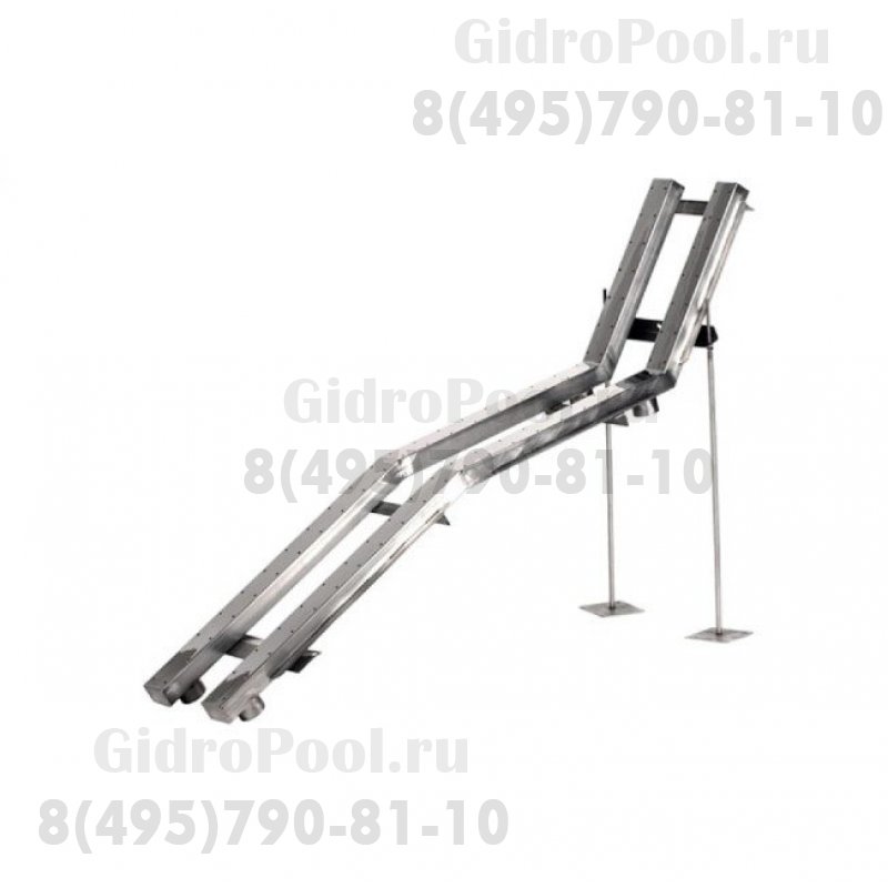 Кресло изготовлено из стали AISI-304, под заказ из AISI-316.