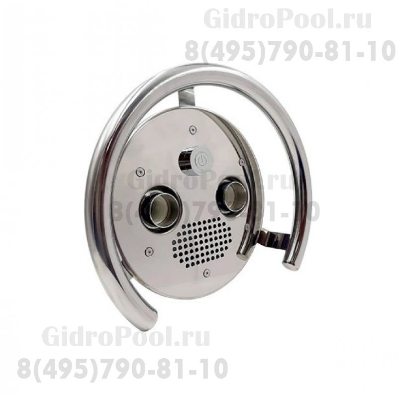 Противоток 75 м3/ч - 2 сопла (закладная деталь с лиц. панел. и сенсор пьезокноп) AISI-316 /ПТ.75.1/1