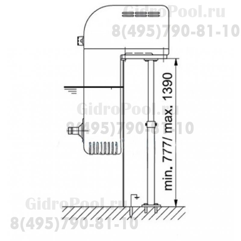 Подставка д/противотока Badu Jet (ПВХ)