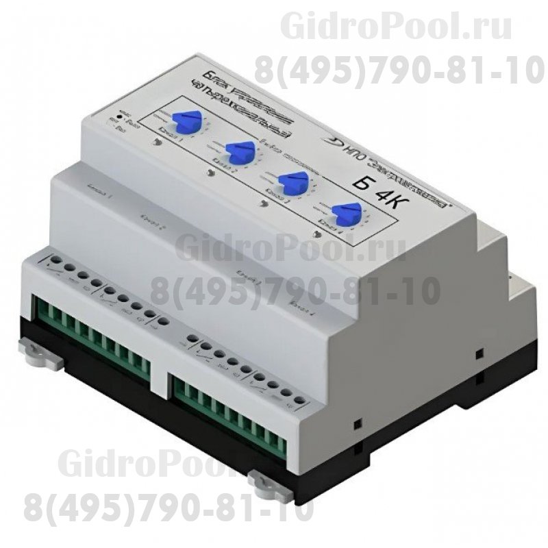 Блок управления для сенсорной пьезокнопки ВБз27R1SN-C-12T, 220B, 4 канала /Б-4К