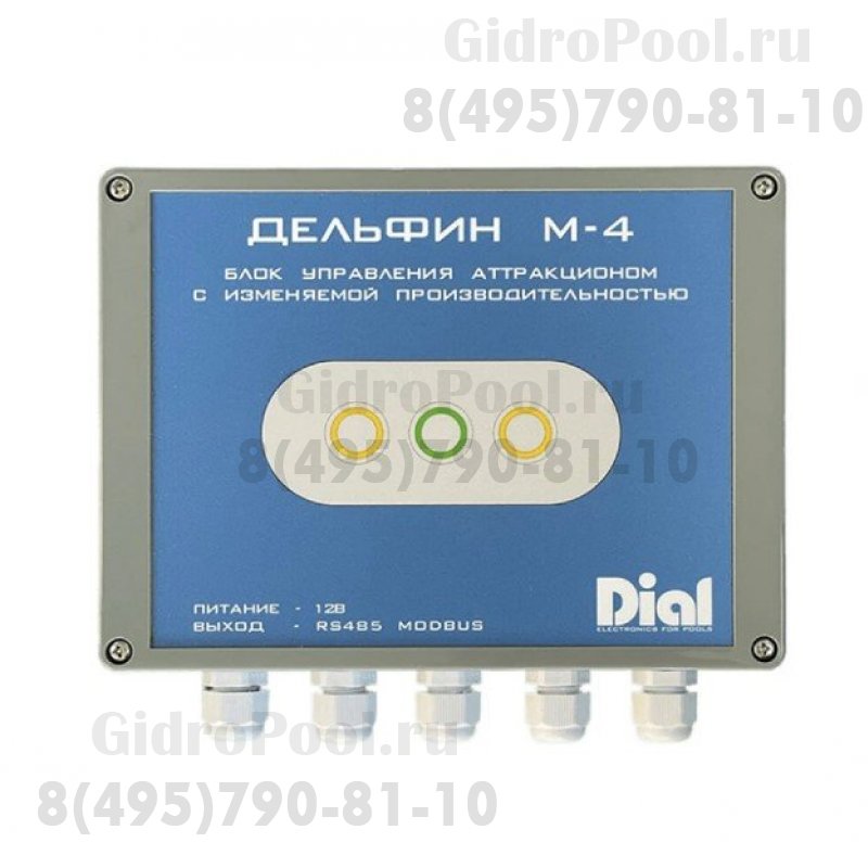 Панель управления аттракционом с частотным регулированием Дельфин М4 до 5,5кВт, пьезокнопка
