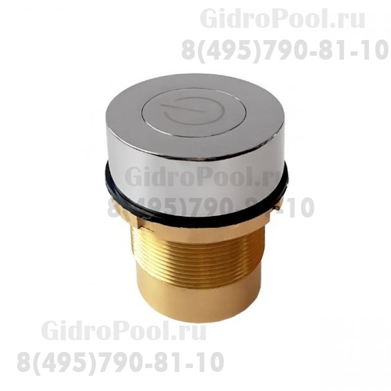 Пневмокнопка PoolStar, лиц. панель металл. сплав под нерж. сталь /ПНК.02