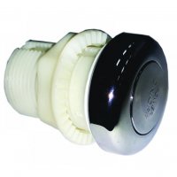 Пневмокнопка из ABS-пластика, хром, подкл. 1