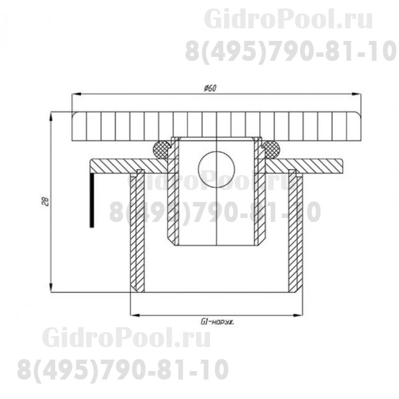 Регулятор воздуха д.60, G1