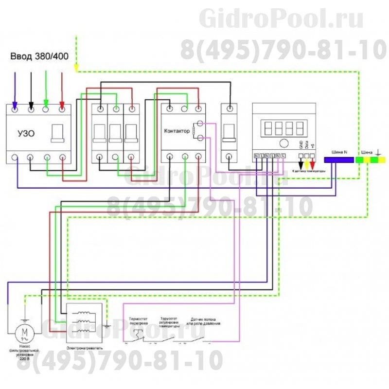 Блок управления фильтрацией и нагревом БАРРАКУДА-1
