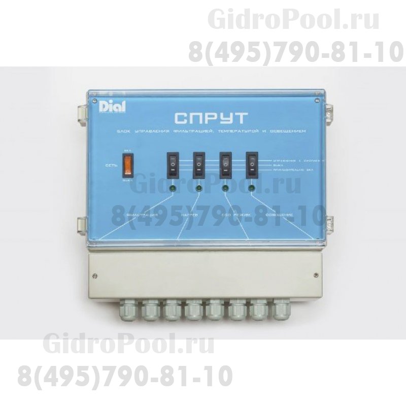 Панель управления многофункц-ная Спрут,(блок упр, сенс.дисплей встраиваем,датчик темпр+климата) 220В