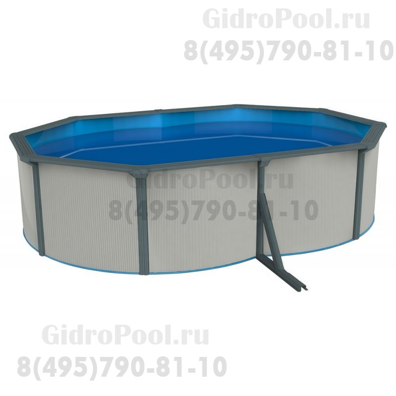 Бассейн Premium овал (6.1x3.6x1.3) Starmatrix SP613613B (7038) Grey