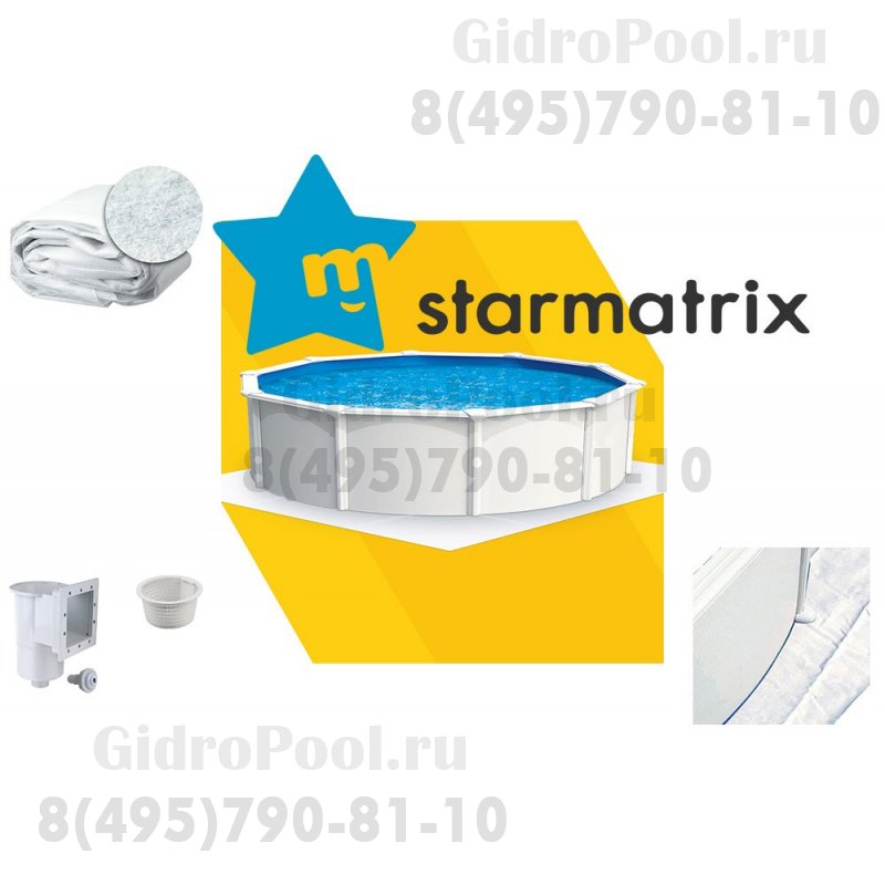 Бассейн Premium круг (3.6x1.3) Starmatrix SP3613BW wood