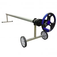 Сматывающее устройство PCR1-T81, стойки нерж.сталь, ширина бас.1.8/5.85м, штанга 2.45/6.45м