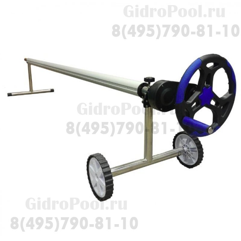 Сматывающее устройство PCR1-T81, стойки нерж.сталь, ширина бас.1.8/5.85м, штанга 2.45/6.45м