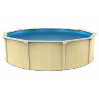 Бассейн Premium круг (5.5x1.3) Starmatrix SP5513BW wood