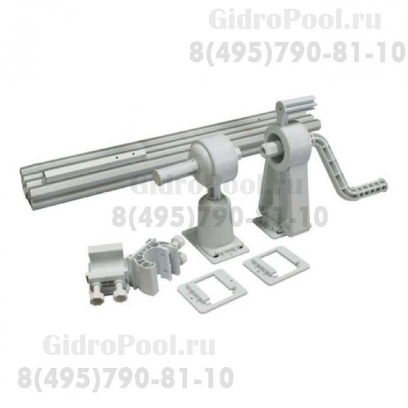 Сматывающее устройство стойки с крепежом ABS -пластик, телескоп. штанга 1,25/6,15 м