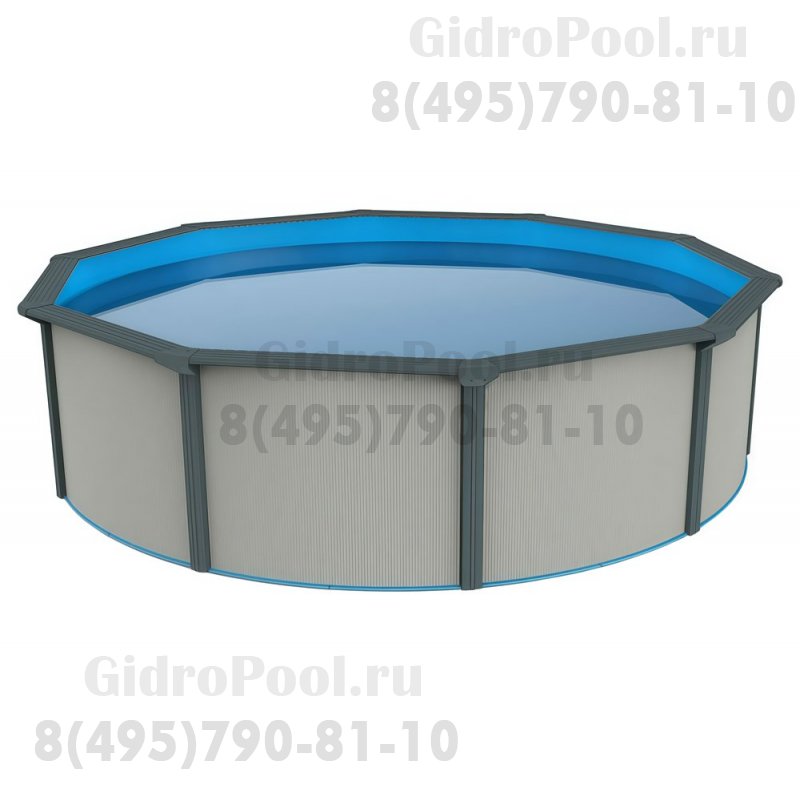 Бассейн Premium круг (5.5x1.3) Starmatrix SP5513B (7038) Grey