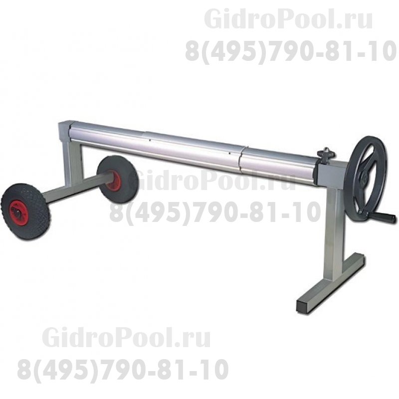 Сматывающее устройство Delinox до 8,0м с Т-образной опорой и опорой на колесах