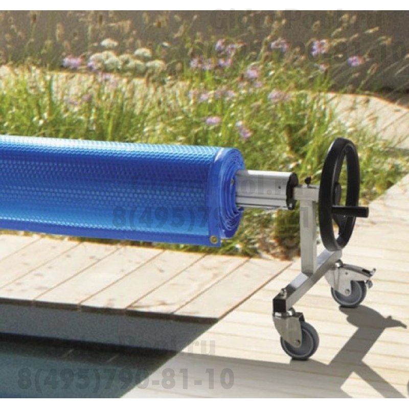 Сматывающее устройство Vega 4,6-6,6м с Т-образной опорой и опорой на колесах