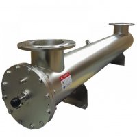 Ультрафиолетовая установка GLSQ, 4х320 Вт, 160 м³/час, DN150, AISI304, 220В, мех.оч.