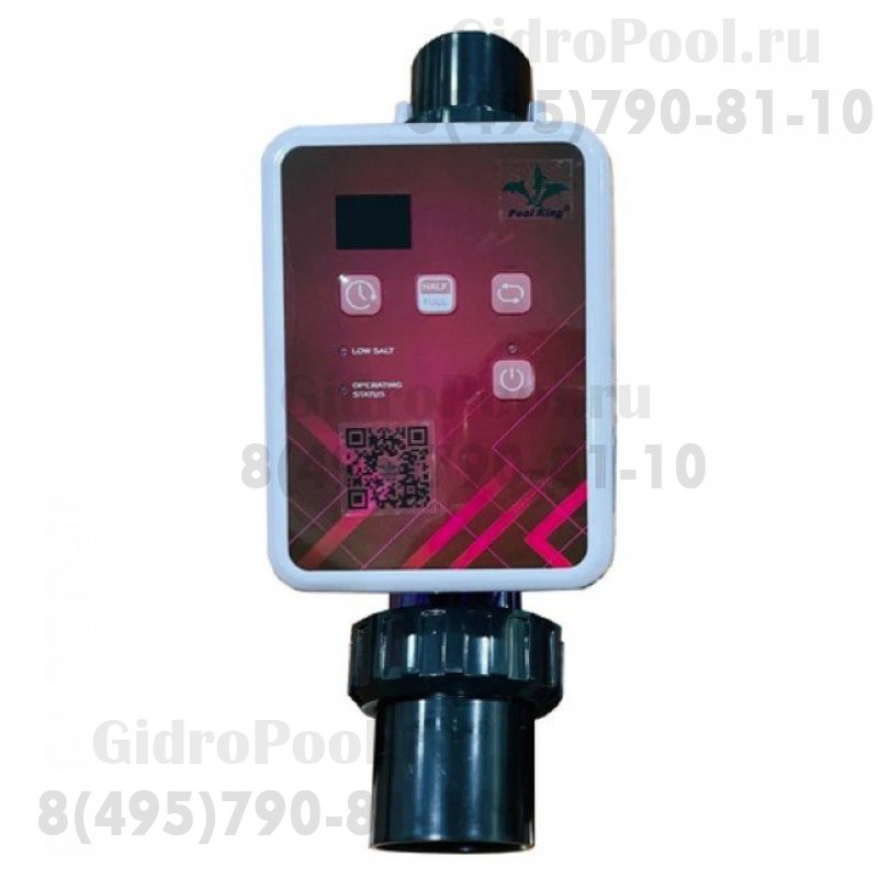Электролизер соленой воды 10 гр/ч, до 45 м³, 220В, inline, PoolKing /RC10
