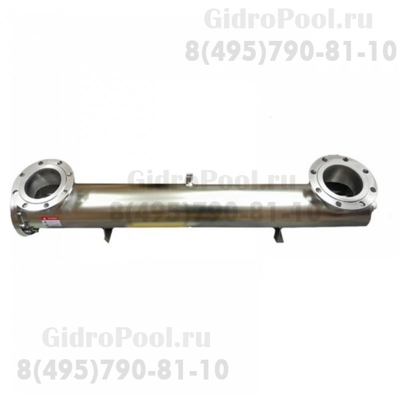 Ультрафиолетовая установка GLSQ, 5х155 Вт, 100 м³/час, DN150, AISI304, 220В, мех.оч., сенсор УФ