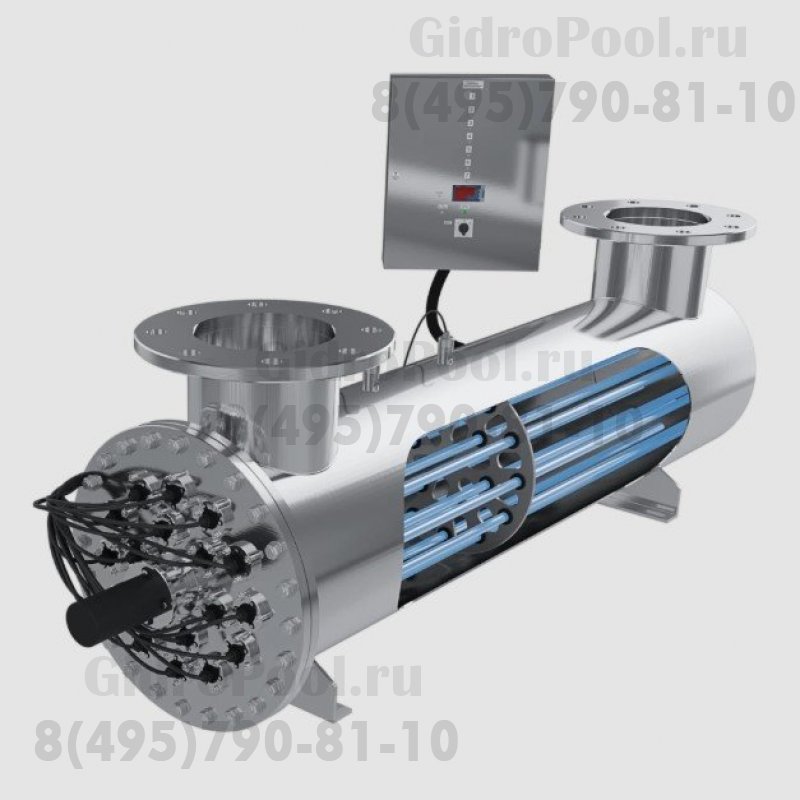 Ультрафиолетовая установка 15м³/час UV TECH для соленой воды, без блока промывки