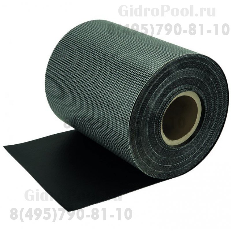 Разметка дорожки, черная, 0,25х25м Alkorplan