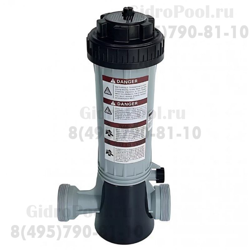 Полуавтоматический дозатор хлора, inline,1½