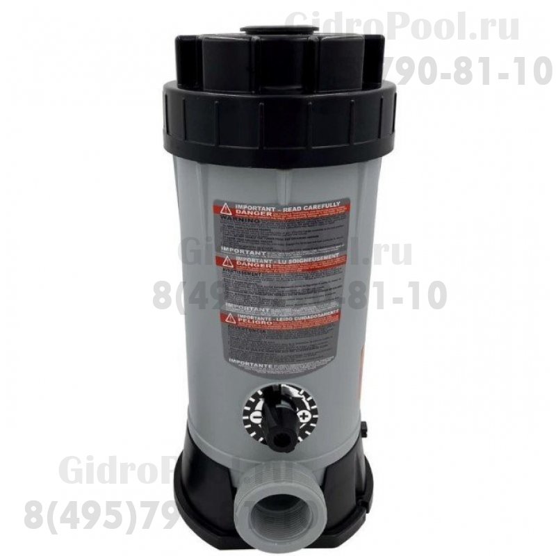 Полуавтоматический дозатор хлора, inline,1½