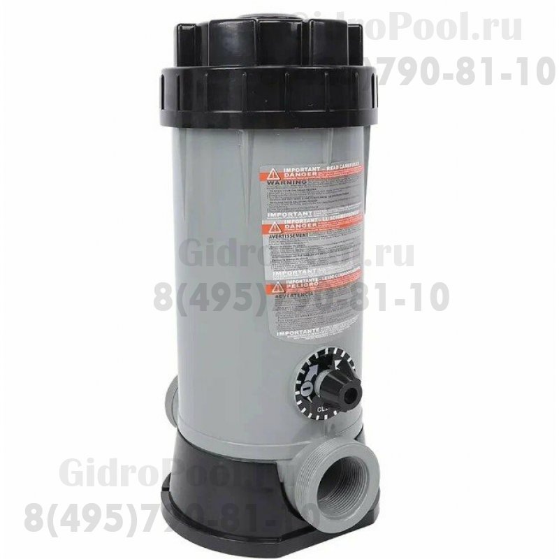 Полуавтоматический дозатор хлора, inline,1½