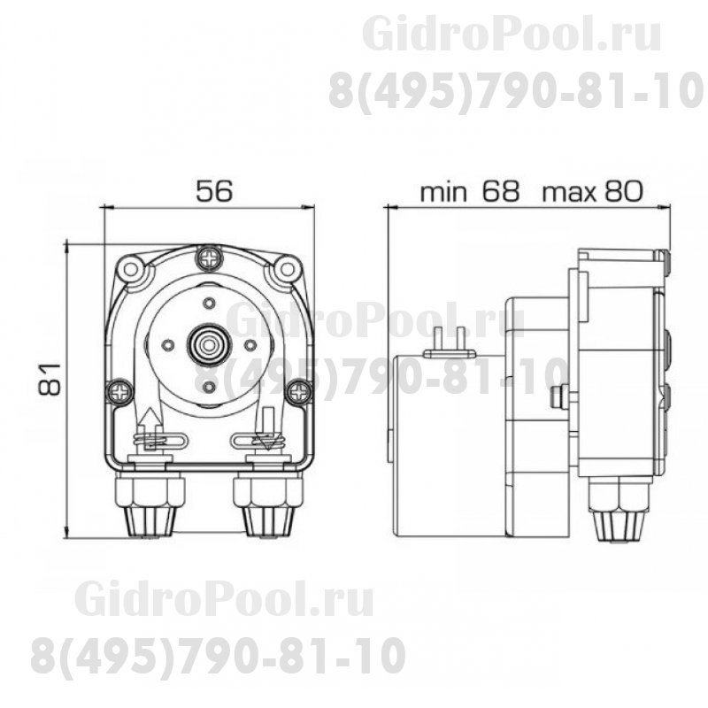 Насос дозир. перистальтический F PER 3.3-1 230V SANT