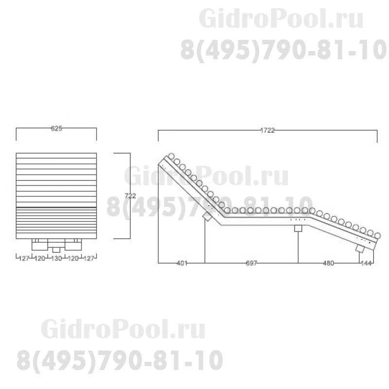 ЛЕЖАК АЭРОМАССАЖНЫЙ 