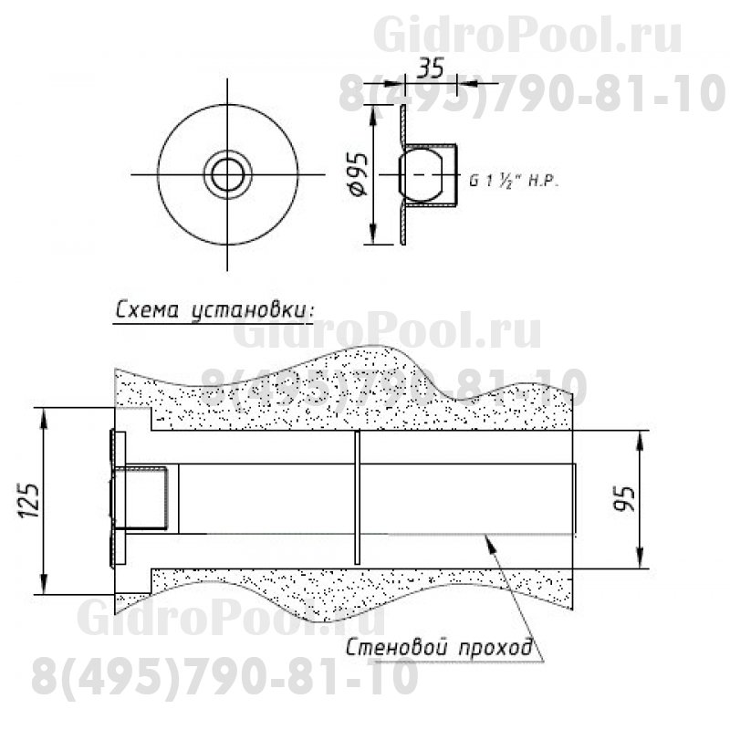 ФОРСУНКИ СТЕНОВЫЕ «СТАНДАРТ»