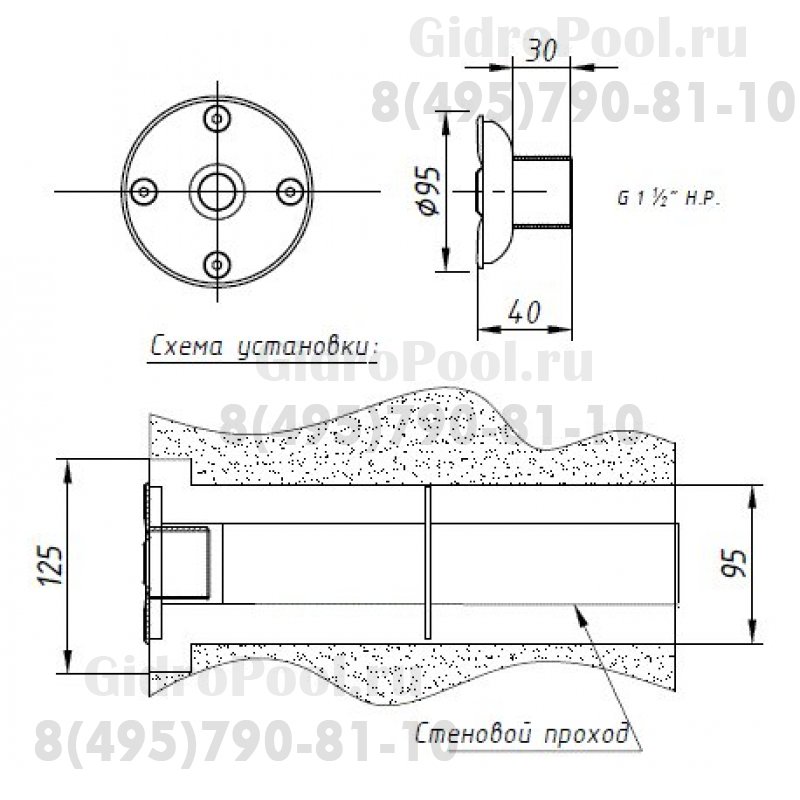 ФОРСУНКИ СТЕНОВЫЕ «СТАНДАРТ»