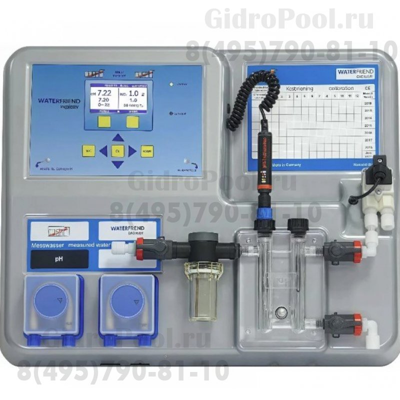Авт.станция дозир и контр. WATERFRIEND exclusiv MRD-2 (PН/RX), 2 насоса